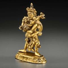 Gilt Bronze Figure of Chakrasamvara and Vajravahari - 3065013