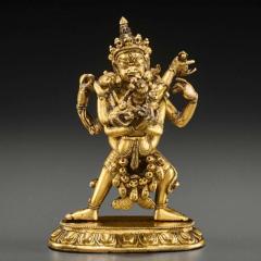 Gilt Bronze Figure of Chakrasamvara and Vajravahari - 3065015