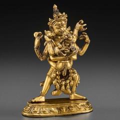 Gilt Bronze Figure of Chakrasamvara and Vajravahari - 3065017