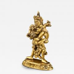 Gilt Bronze Figure of Chakrasamvara and Vajravahari - 3066634
