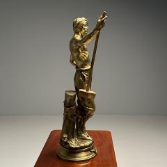 Gilt Bronze Figure of a Male Laborer Titled Le Travail After Antoine Bofill - 3402790