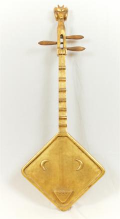 Gilt Decorative String Instrument Wall Hanging - 682312