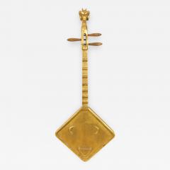 Gilt Decorative String Instrument Wall Hanging - 682686