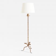 Gilt Iron Floor Lamp with Satyrs - 3685013