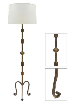 Gilt Iron Standing Lamp - 3899146