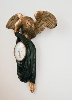 Gilt Painted and Carved Eagle Clock Prussian European Early 19th century - 3329788