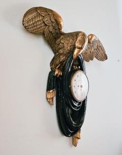 Gilt Painted and Carved Eagle Clock Prussian European Early 19th century - 3329789