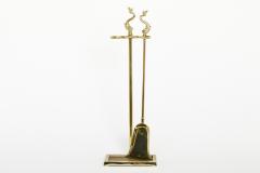 Gilt Set Solid Brass Fire Tools Stand - 2543503