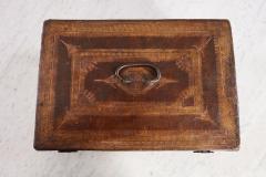 Gilt Tooled Leather Jewelry Box - 4716289