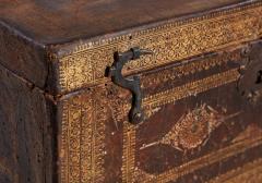 Gilt Tooled Leather Jewelry Box - 4716291