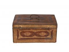 Gilt Tooled Leather Jewelry Box - 4716297