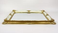 Gilt White Venetian Rococo Style Wall Mirror Mid Century IT ca 1950 - 3835466