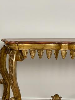 Gilt Wood Console Italian Circa 1800 - 1510197