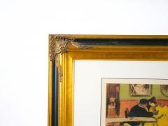 Gilt Wood Frame Pablo Picasso Lithograph Le devian  - 3283183