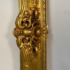 Gilt Wood Painting Mirror or Picture Frame Monumental Carved - 3141005