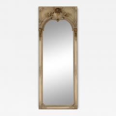 Gilt Wooden Frame Full Length Floor Mirror 1950s - 2317449