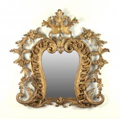 Gilt Wrought Iron Mirror 18th c  - 1639543