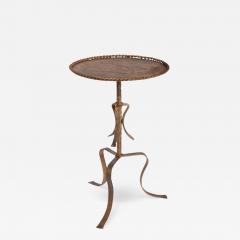 Gilt Wrought Iron Side Table - 2838900