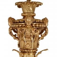 Gilt bronze R gence style antique chandelier - 2926704