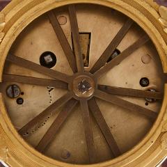 Gilt bronze mounted porphyry revolving dial mantel clock - 1641619