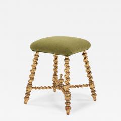 Giltwood Barley Twist Stool - 3236267