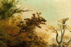 Giltwood Frame German Oil Canvas Painting - 1128654