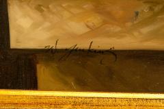 Giltwood Frame Oil Canvas Painting - 1128640