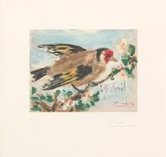 Giltwood Framed Le Oiseau Picasso Lithograph - 1574872