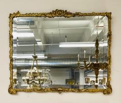 Giltwood Gesso Wall or Console Mirrors Beveled Mirror Circa 1930s - 3016735