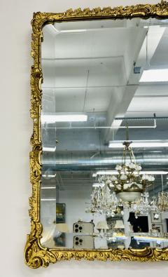 Giltwood Gesso Wall or Console Mirrors Beveled Mirror Circa 1930s - 3016737