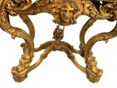 Giltwood Marble Ormolu Hand Carved - 3686855