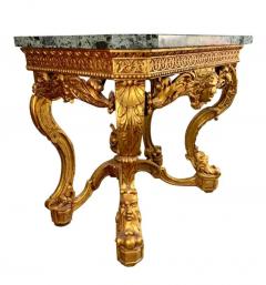 Giltwood Marble Ormolu Hand Carved - 3686858