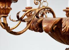 Giltwood Swan Head Chandelier - 4566081