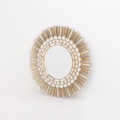 Giltwood and Gesso Sunburst Mirror C 1970 - 4705811