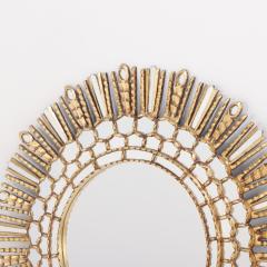 Giltwood and Gesso Sunburst Mirror C 1970 - 4705813