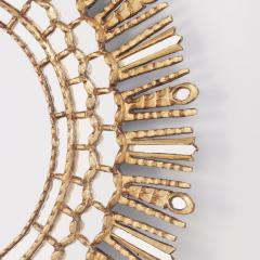 Giltwood and Gesso Sunburst Mirror C 1970 - 4705815