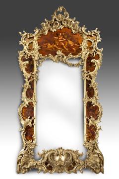 Giltwood and Vernis Martin Mirror - 778772