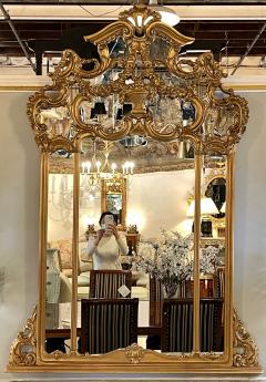 Giltwood over the Mantel Mirror Wall or Console Mirror - 2955149