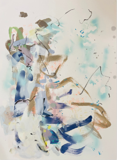 Gina Werfel Gesture 2 Abstract painting 2023 - 3633029