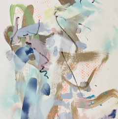 Gina Werfel Gesture 2 Abstract painting 2023 - 3633031