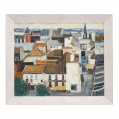 Ginette Rapp French Oil Painting of Houses on Hillside - 4243163