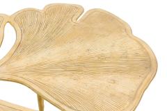 Gingko Biomorphic Bronze Coffee Table - 4655356