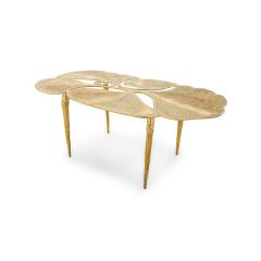 Gingko Biomorphic Bronze Coffee Table - 4708492