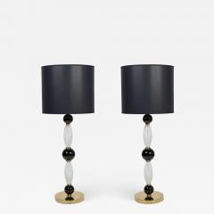 Gino Cenedese Pair of Murano Glass lamps in the Style of Cenedese - 1232144