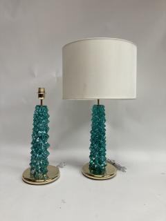Gino Cenedese Pair of mirrored glass lamps in the style of Gino Cenedese - 2466146