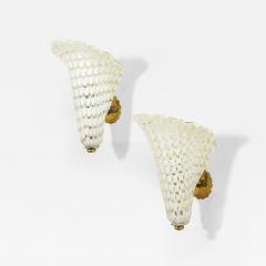 Gino Cenedese Vetreria Gino Cenedese Pair of Wall sconces mod Mezze Fifi - 3740306