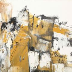 Gino Hollander Mid Century Modern Abstract Expressionist Gino Hollander Oil on Canvas Painting - 2809738