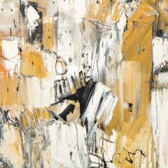 Gino Hollander Mid Century Modern Abstract Expressionist Gino Hollander Oil on Canvas Painting - 2809752