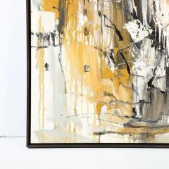 Gino Hollander Mid Century Modern Abstract Expressionist Gino Hollander Oil on Canvas Painting - 2809791