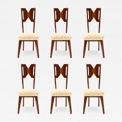 Gino Levi Montalcini Set of Six Dining Chairs by Gino Levi Montalcini Italy c 1940 - 3316265